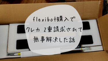 【楽天カード】flexibot購入でクレカ2重請求されて無事解決した話